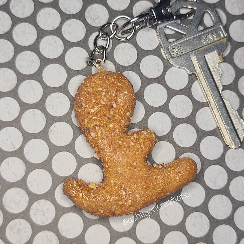 Nugget Key Chain Dino Nugget Key Chain - Etsy