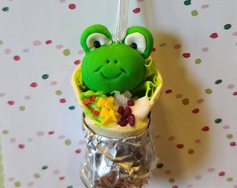 Burrito Baby Frog Ornament