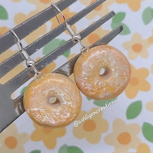 Glazed Donut Earrings