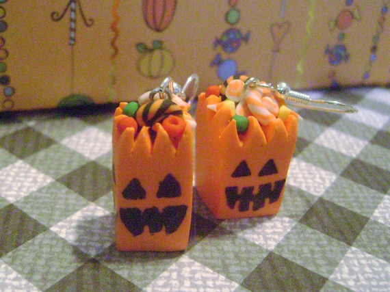 Trick-or-Treat Bag Earrings