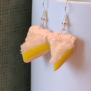 Lemon Meringue Pie Earrings