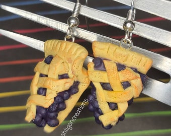 Blueberry Pie Earrings