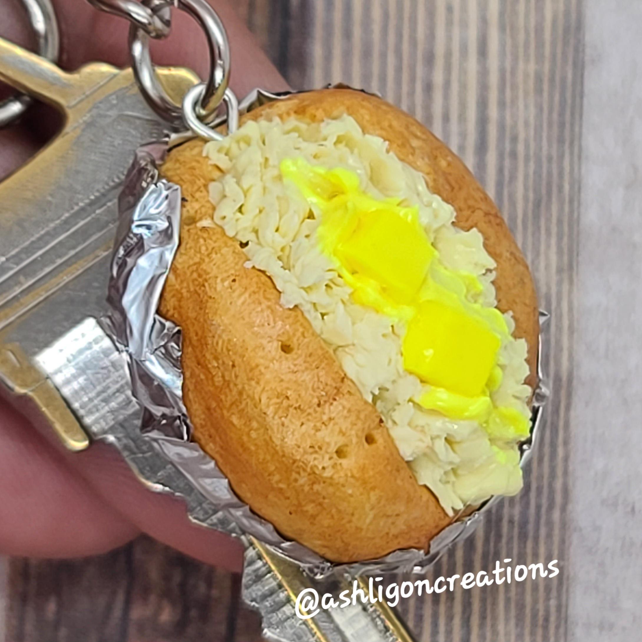新品potato key chain / potato Baked Potato Key Chain - Etsy