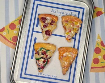 Pizza Variety Magnet 4 Pack