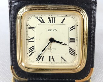 Seiko Travel Clock Etsy