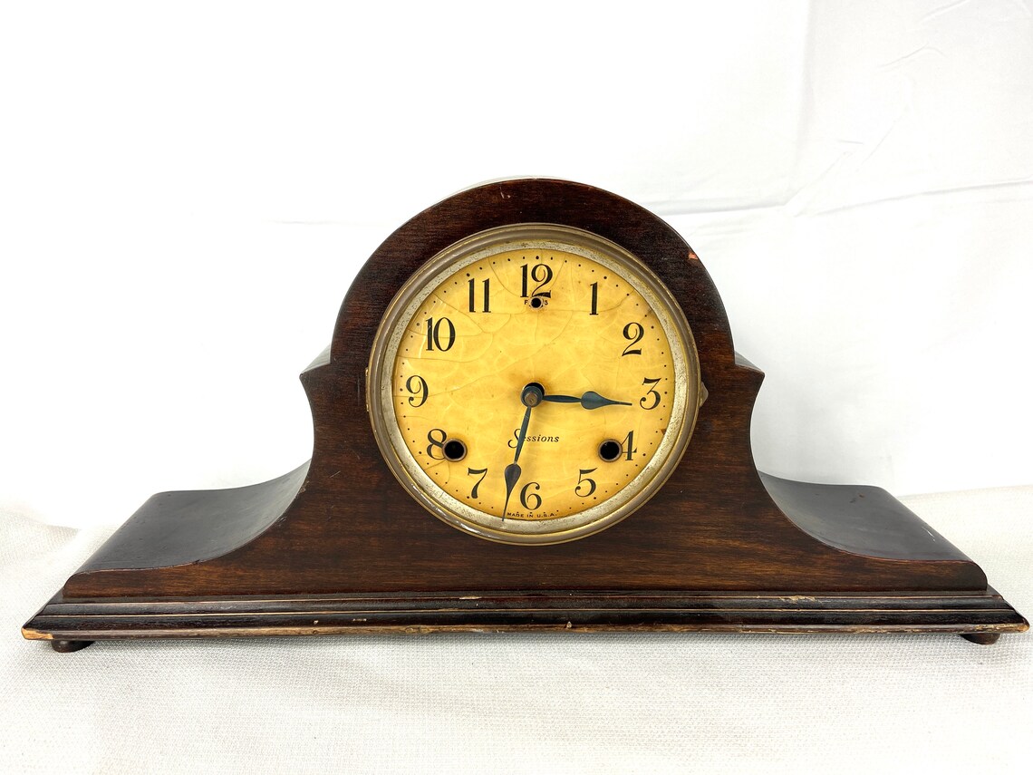 Sessions 8 Day Pendulum Mantle Clock FOR PARTS REPAIR Etsy