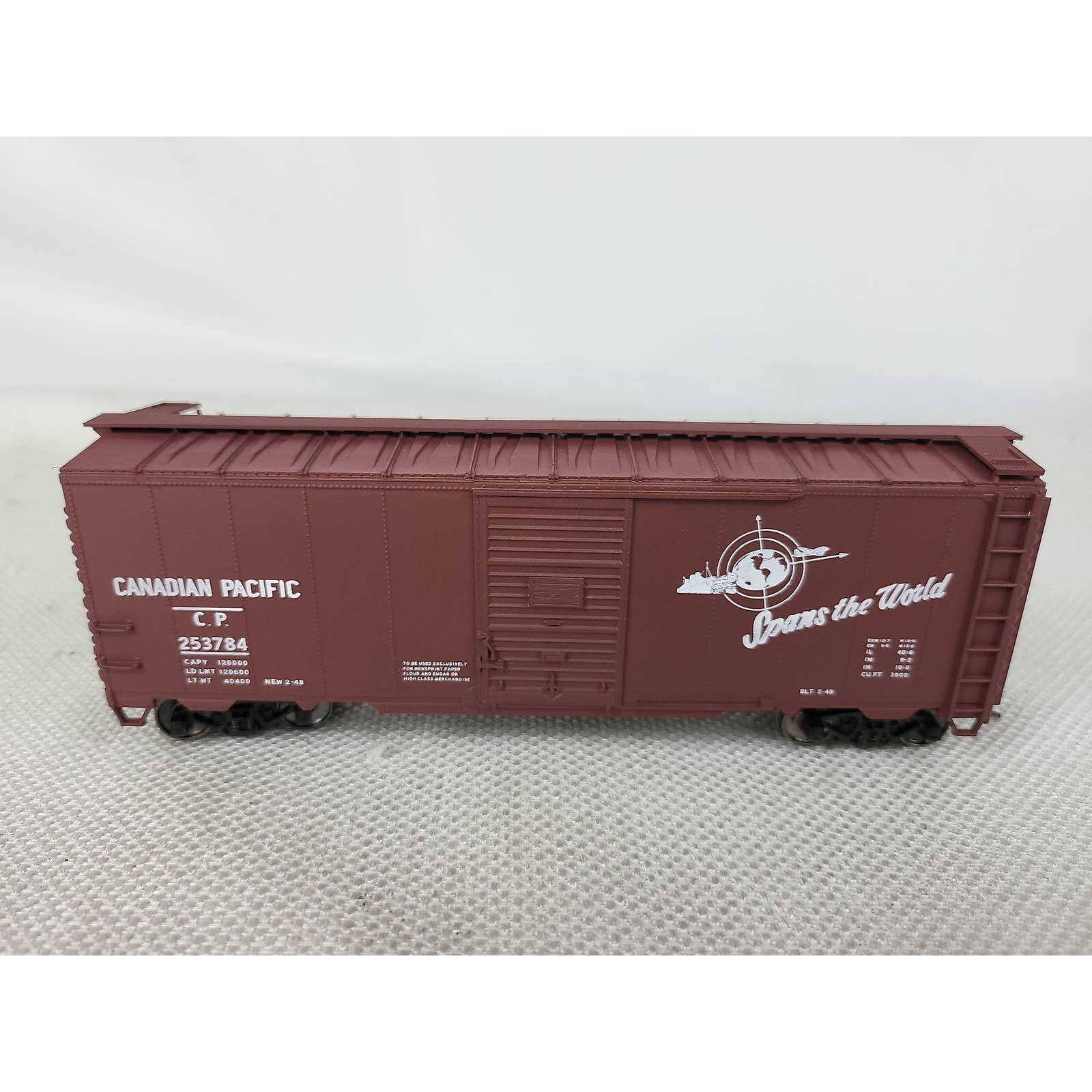 Accurail Canadian Pacific Spans the World CP 253784 Box Car HO Accurail Canadian Pacific Spans the World CP 253784 Box Car HO