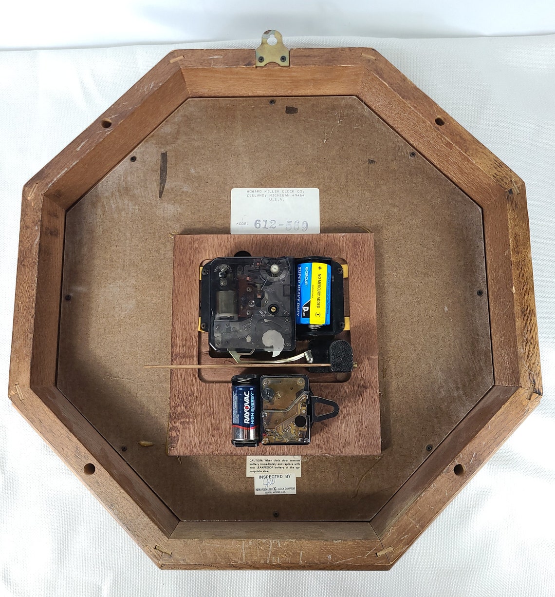 Howard Miller Wooden Octagon Quartz Wall Clock 612 569 Etsy