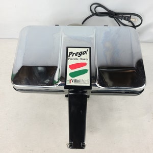 villaware prego pizzelle baker