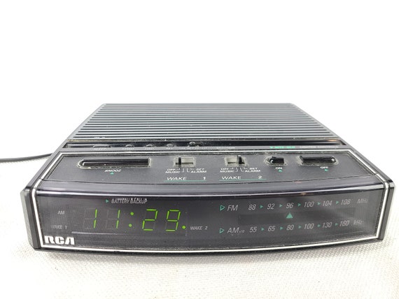 Rca Am Fm Radio Dual Alarm Clock Model Rp 3651b Nite Glo Led Rca Am Fm Radio Dual Alarm Clock Model, Rca Dual Alarm Clock