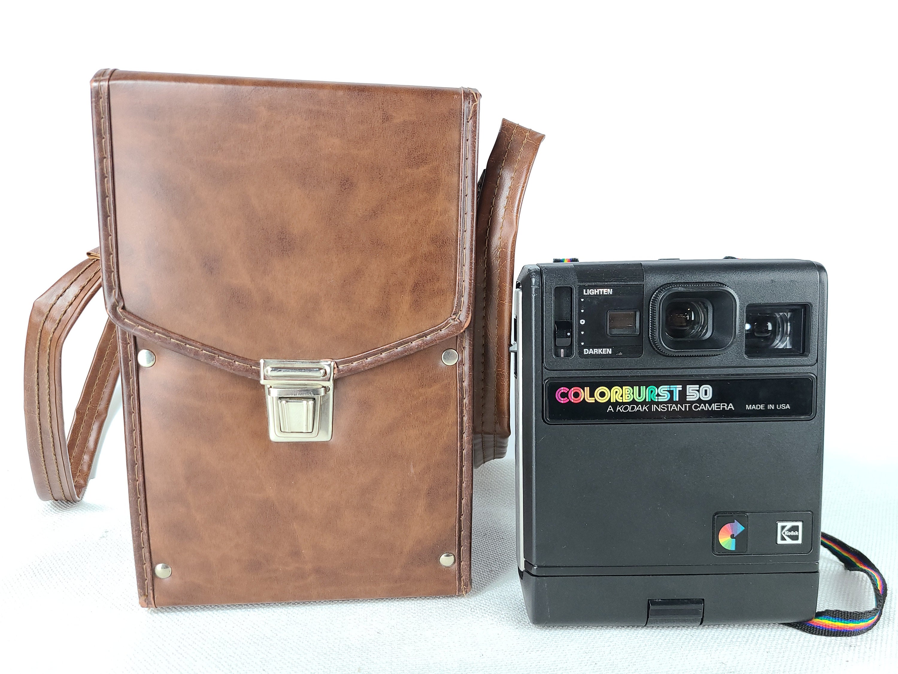 Kodak Colorburst 50 Instant Camera with Pleather Carrying Case Etsy
