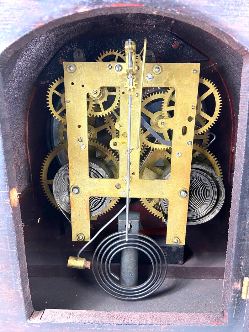 Sessions 8 Day Pendulum Mantle Clock FOR PARTS REPAIR Etsy