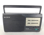 Sony ICF-24 AM FM 2 Band Portable Transistor Radio