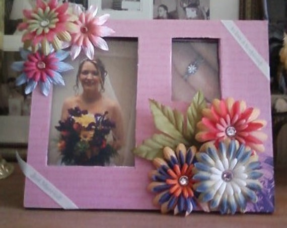 Picture Frames Magnetic Backing Frames Decorated Frames Etsy