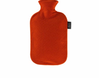 Fashy Hot Water Bottle With Removeable Fleece Cover 2 Litre