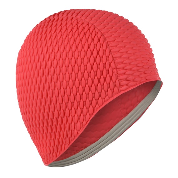 Bright Pink Bubble Swimming Hat Ideal 