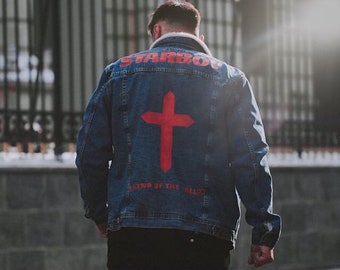 starboy jacket the weeknd