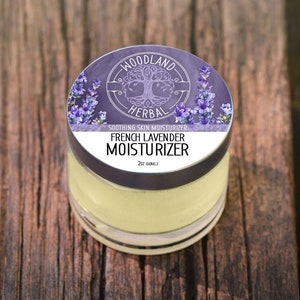 French Lavender Moisturizer 2oz - All-Purpose Skin Moisturizer, Redness, Glowing, Clear Skin, Age Well, Toning