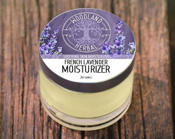 French Lavender Moisturizer 2oz - All-Purpose Skin Moisturizer, Redness, Glowing, Clear Skin, Age Well, Toning