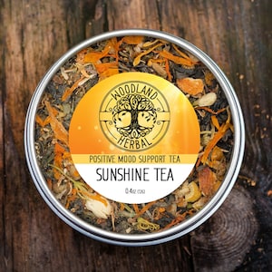 Sunshine Tea - Organic Loose Leaf Tea. Sun Tea, Positivity, Mood, Wellness, Happiness - Happy Tea