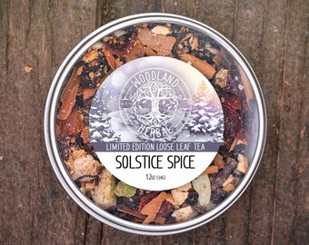 Solstice Spice Tea *LIMITED EDITION - All Natural Chai Tea to Warm the Soul - Amazing Complex Taste Perfect for Winter Days + Chilly Nights