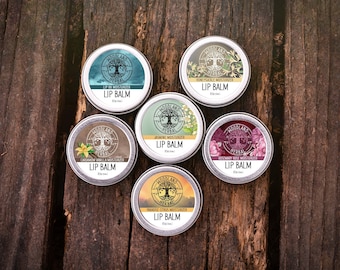 Bálsamo labial - Crema hidratante natural para labios agrietados y secos - Herbal Lip Junk