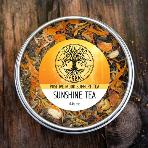 5 Tea Special in Large shops Tins - Buy 4 Get 1 FREE! Natural Loose Leaf Teas in 8oz Tins - Tea for Sleep, Focus, Anxiety, Energy, Dreaming, etc