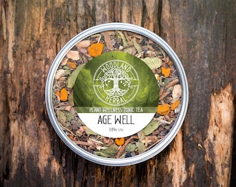 Age Well Tea - Organic Loose Leaf Tea Blend. Plant Wellness Tonic