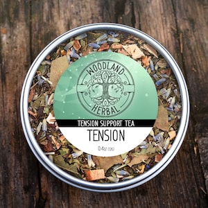 Tension Tea Organic Loose Leaf Tea. General Wellness, Relaxing, Tension, Calm, Stress image 1