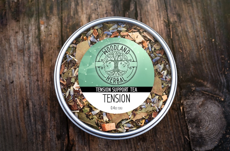 Tension Tea Organic Loose Leaf Tea. General Wellness, Relaxing, Tension, Calm, Stress image 1