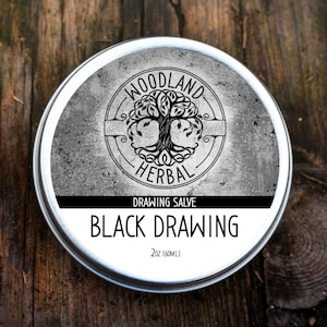 Black Drawing Salve 2oz - All Natural Drawing Salve