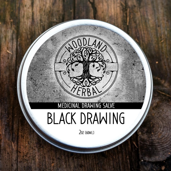 Amish Black Drawing Salve Etsy