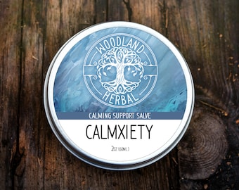 Calmxiety Salve 2oz - Tranquility Balm, Calming, Mood, Tension, Relaxation, Wellness