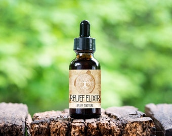 Relief Elixir Tincture - All Natural Plant-Based Extract