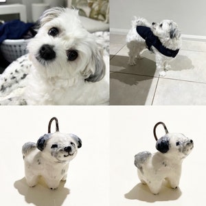 Custom ceramic dog necklace charm pendant