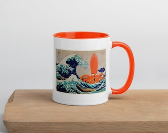 Taza - Squidoodle vs. The Great Wave off Kanagawa