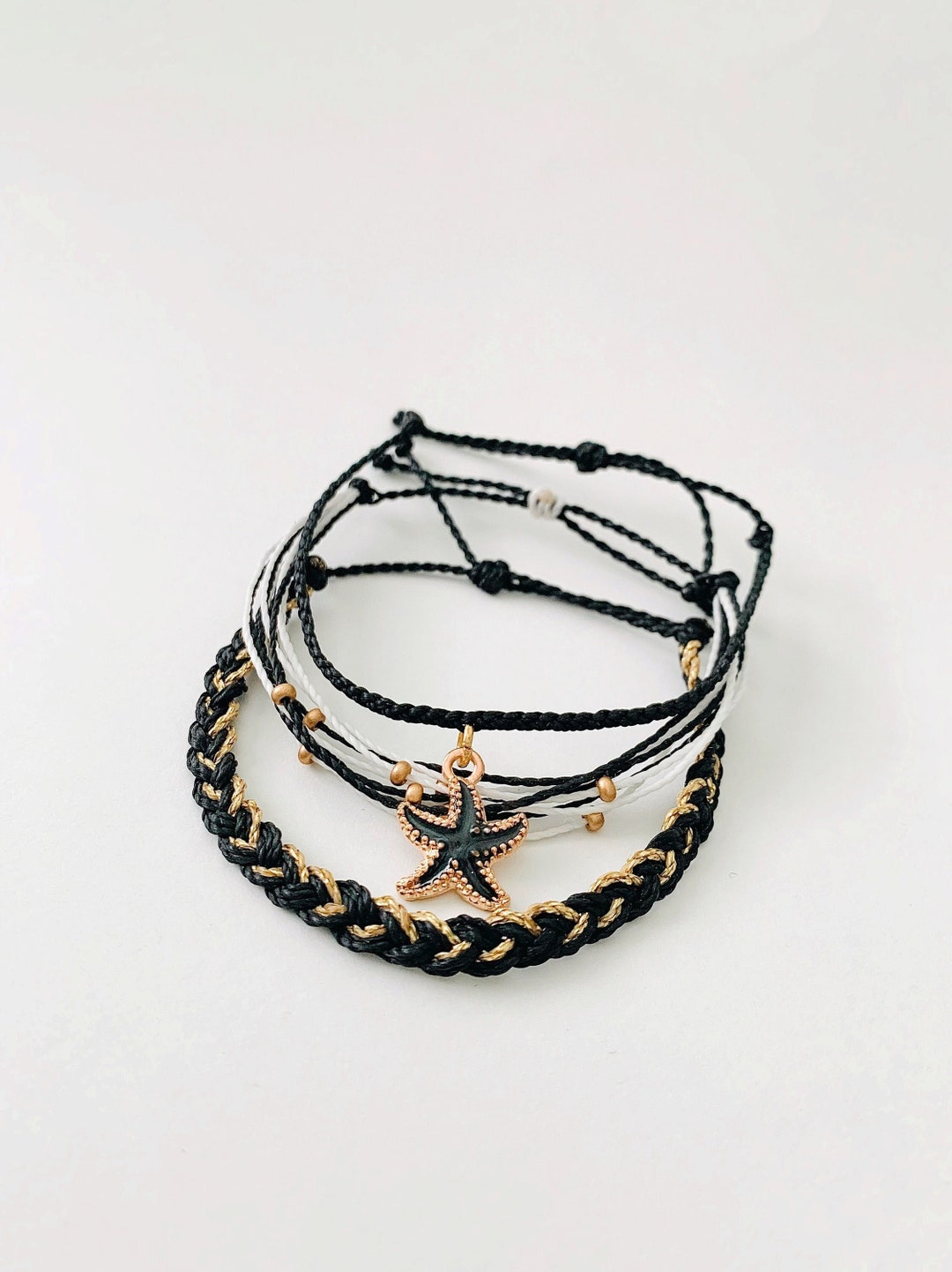 Golden Night Pack Pura Vida Style Bracelet Surf Bracelet Beachy