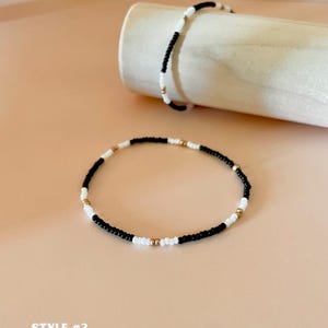 Boho Jewelry Stacking Elastic Bracelet Grad Gift for Her Handmade