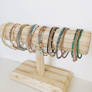 Stretch Bracelet Set, Seed Bead Bracelet, Small Beaded Bracelets, Minimalist Bracelets, Dainty Bracelet, Bracelet Stack, Beach Bracelet