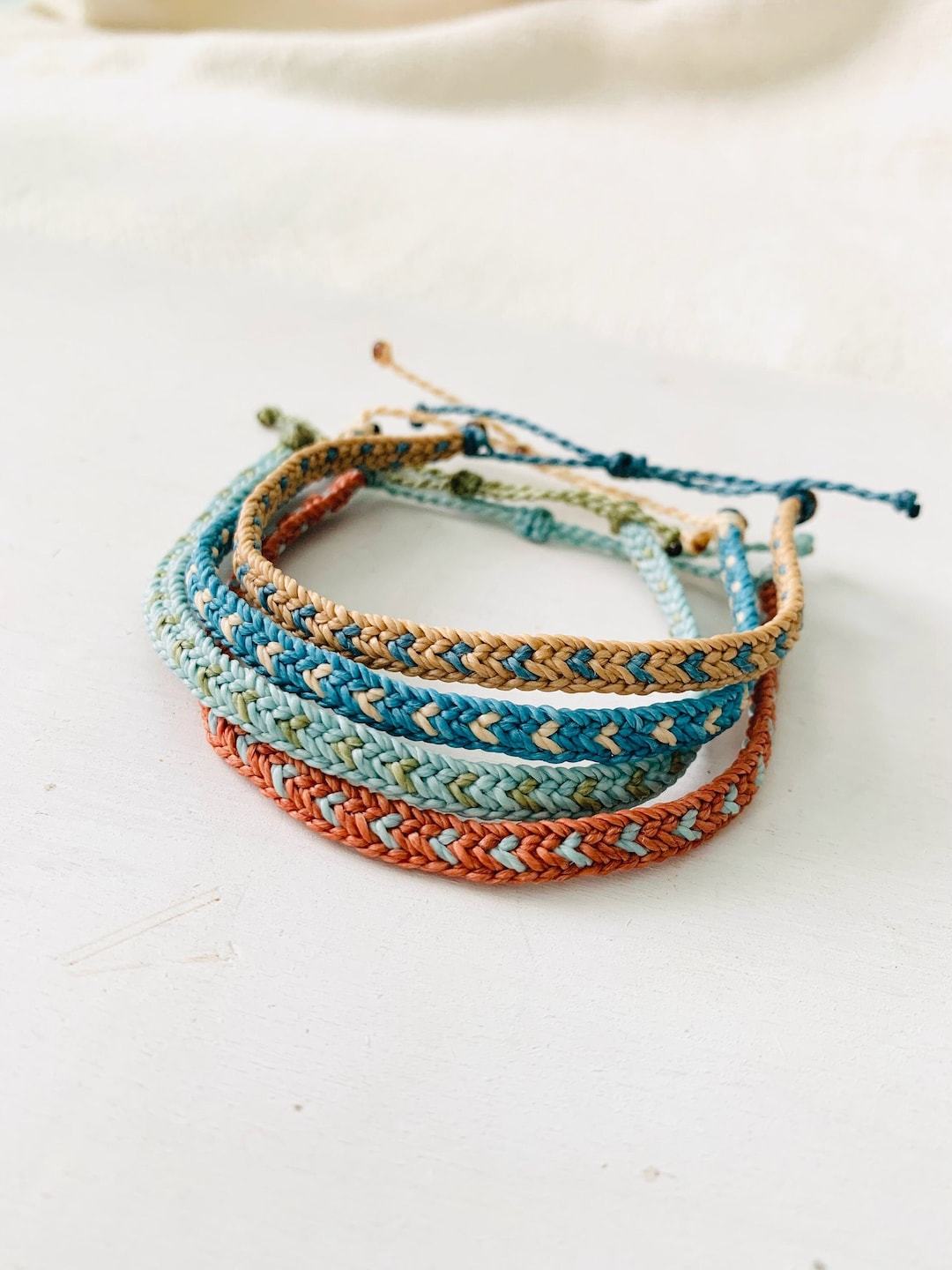 Bohemian Cotton Thread Woven Rope String Friendship Bracelet National Wind  Braided Handmade Mixed Colored Rope Anklet Women Foot Jewelry Summer Beach  Holiday Accessories Gifts