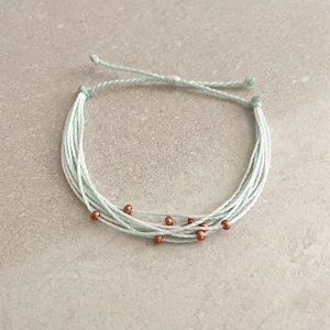 Beach Bracelet Set Adjustable String Turtle Charm Ocean Theme Braided Beaded Summer Bracelet Turquoise Coastal Style Design Vacation Jewelry image 11