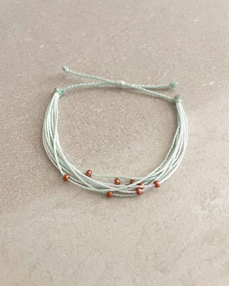 Beach Bracelet Set Adjustable String Turtle Charm Ocean Theme Braided Beaded Summer Bracelet Turquoise Coastal Style Design Vacation Jewelry image 11