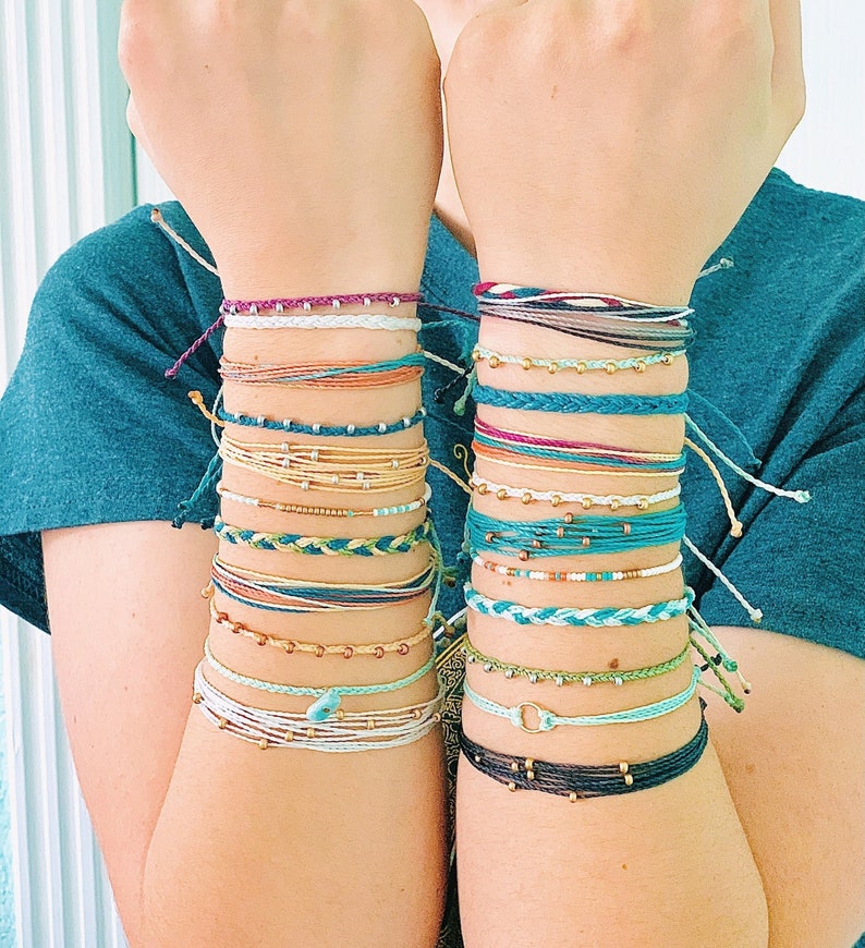 CUSTOM Pura Vida Style Bracelet Waterproof Bracelet Etsy