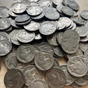 Buffalo Nickels - Dated 1913-1938