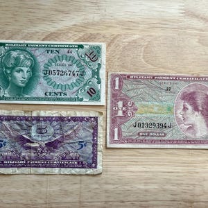 Military Payment Certificate - Etsy