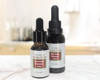 Parasite Tincture Cleanse | Wormwood, Black Walnut Hull, Clove