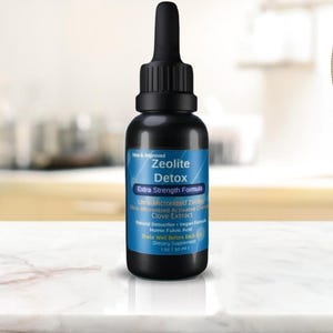 Liquified Zeolite: Natural Clinoptilolite, Clove Extract (1oz Amber Glass Bottle)