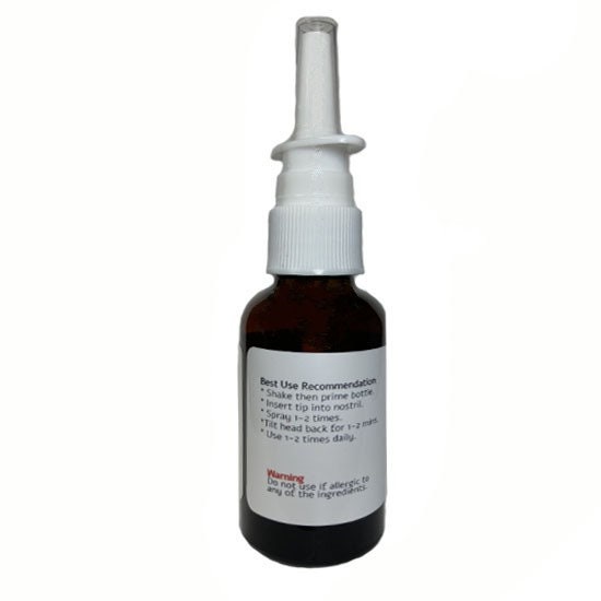 1 Povidone Iodine and Saline Nasal Spray 1 Oz in Glass Bottle Etsy