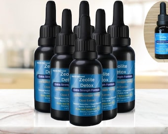 Zeolite Detox, Clinoptilolite, Clove Extract, 1 oz (QTY 6)