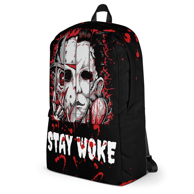 Halloween Backpack Horror Movie Backpack Jason Voorhees Etsy
